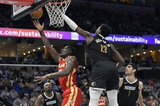 Clint Capela a réussi 15 points et 11 rebonds face à Memphis KEYSTONE/AP/Brandon Dill